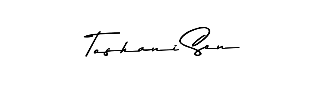 if you are searching for the best signature style for your name Toshani Sen. so please give up your signature search. here we have designed multiple signature styles  using Asem Kandis PERSONAL USE. Toshani Sen signature style 9 images and pictures png