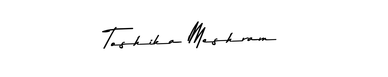 This is the best signature style for the Toshika Meshram name. Also you like these signature font (Asem Kandis PERSONAL USE). Mix name signature. Toshika Meshram signature style 9 images and pictures png