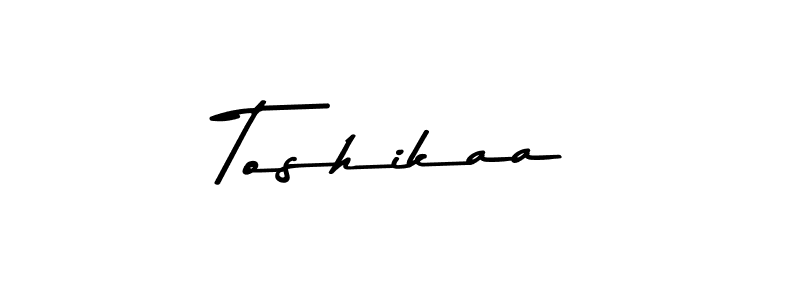 How to make Toshikaa signature? Asem Kandis PERSONAL USE is a professional autograph style. Create handwritten signature for Toshikaa name. Toshikaa signature style 9 images and pictures png