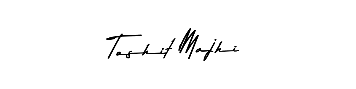 Toshit Majhi stylish signature style. Best Handwritten Sign (Asem Kandis PERSONAL USE) for my name. Handwritten Signature Collection Ideas for my name Toshit Majhi. Toshit Majhi signature style 9 images and pictures png