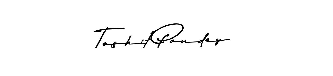 It looks lik you need a new signature style for name Toshit Pandey. Design unique handwritten (Asem Kandis PERSONAL USE) signature with our free signature maker in just a few clicks. Toshit Pandey signature style 9 images and pictures png