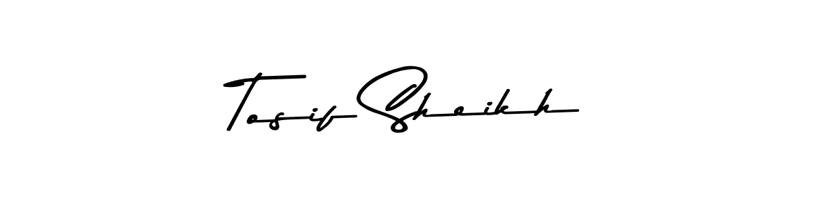 if you are searching for the best signature style for your name Tosif Sheikh. so please give up your signature search. here we have designed multiple signature styles  using Asem Kandis PERSONAL USE. Tosif Sheikh signature style 9 images and pictures png