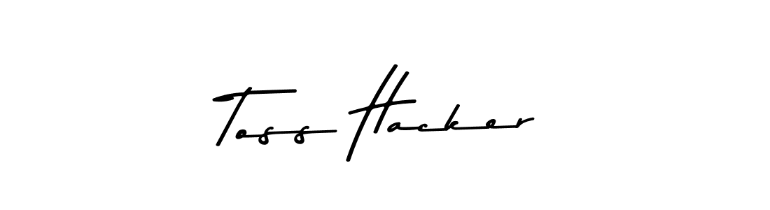 It looks lik you need a new signature style for name Toss Hacker. Design unique handwritten (Asem Kandis PERSONAL USE) signature with our free signature maker in just a few clicks. Toss Hacker signature style 9 images and pictures png