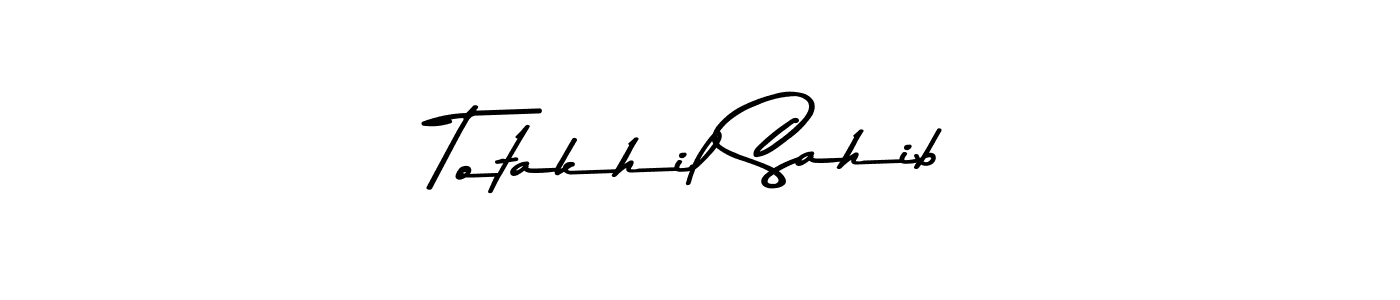 Use a signature maker to create a handwritten signature online. With this signature software, you can design (Asem Kandis PERSONAL USE) your own signature for name Totakhil Sahib. Totakhil Sahib signature style 9 images and pictures png