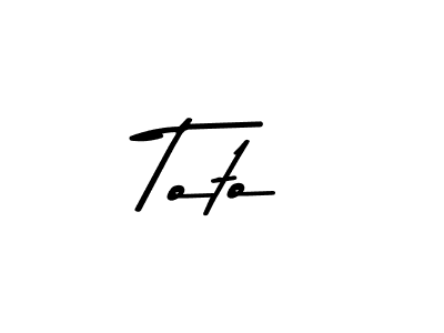 Design your own signature with our free online signature maker. With this signature software, you can create a handwritten (Asem Kandis PERSONAL USE) signature for name Toto. Toto signature style 9 images and pictures png