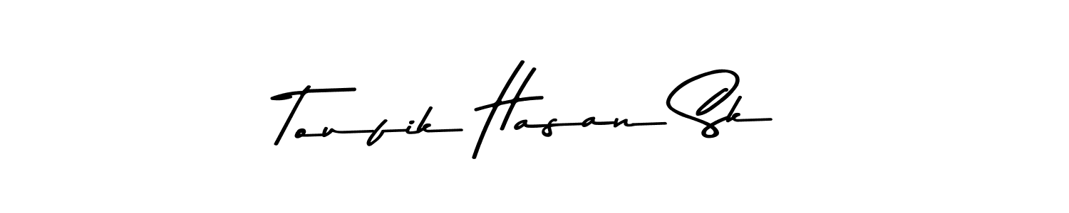 How to make Toufik Hasan Sk signature? Asem Kandis PERSONAL USE is a professional autograph style. Create handwritten signature for Toufik Hasan Sk name. Toufik Hasan Sk signature style 9 images and pictures png