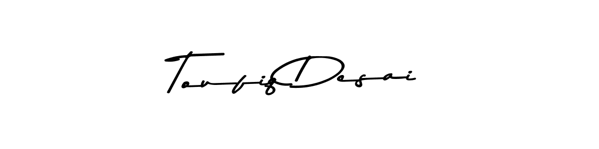 Also we have Toufiq Desai name is the best signature style. Create professional handwritten signature collection using Asem Kandis PERSONAL USE autograph style. Toufiq Desai signature style 9 images and pictures png