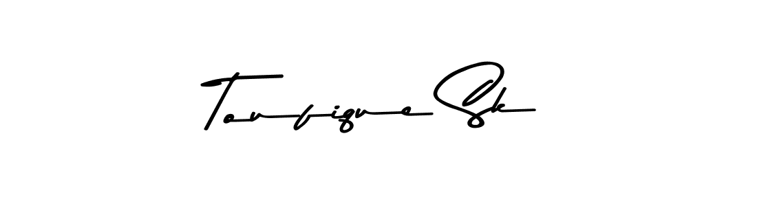 Make a beautiful signature design for name Toufique Sk. With this signature (Asem Kandis PERSONAL USE) style, you can create a handwritten signature for free. Toufique Sk signature style 9 images and pictures png