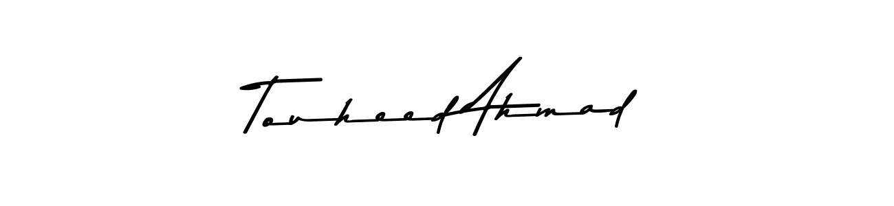 Also we have Touheed Ahmad name is the best signature style. Create professional handwritten signature collection using Asem Kandis PERSONAL USE autograph style. Touheed Ahmad signature style 9 images and pictures png