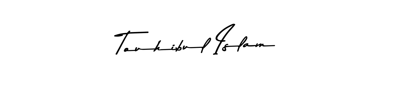 Use a signature maker to create a handwritten signature online. With this signature software, you can design (Asem Kandis PERSONAL USE) your own signature for name Touhibul Islam. Touhibul Islam signature style 9 images and pictures png