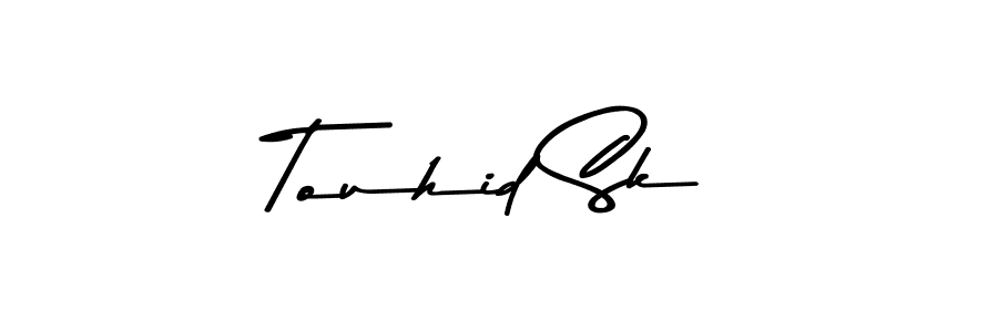 Also You can easily find your signature by using the search form. We will create Touhid Sk name handwritten signature images for you free of cost using Asem Kandis PERSONAL USE sign style. Touhid Sk signature style 9 images and pictures png