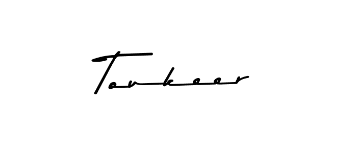 This is the best signature style for the Toukeer name. Also you like these signature font (Asem Kandis PERSONAL USE). Mix name signature. Toukeer signature style 9 images and pictures png
