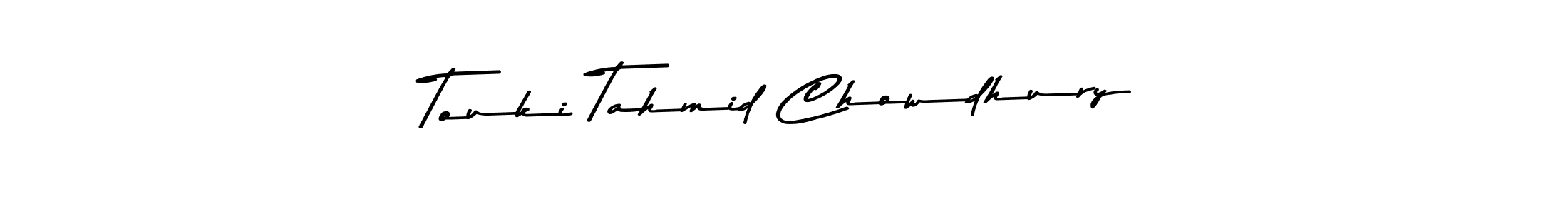 You can use this online signature creator to create a handwritten signature for the name Touki Tahmid Chowdhury. This is the best online autograph maker. Touki Tahmid Chowdhury signature style 9 images and pictures png