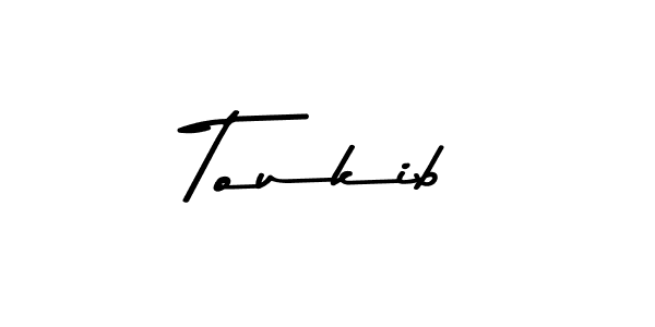 Toukib stylish signature style. Best Handwritten Sign (Asem Kandis PERSONAL USE) for my name. Handwritten Signature Collection Ideas for my name Toukib. Toukib signature style 9 images and pictures png