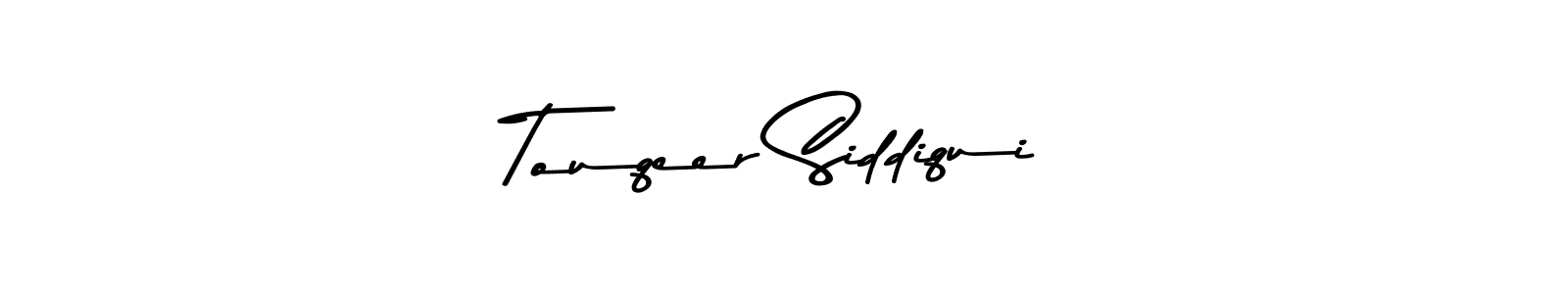 Also we have Touqeer Siddiqui name is the best signature style. Create professional handwritten signature collection using Asem Kandis PERSONAL USE autograph style. Touqeer Siddiqui signature style 9 images and pictures png