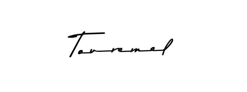 How to Draw Touremel signature style? Asem Kandis PERSONAL USE is a latest design signature styles for name Touremel. Touremel signature style 9 images and pictures png
