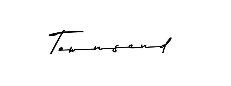 Create a beautiful signature design for name Townsend. With this signature (Asem Kandis PERSONAL USE) fonts, you can make a handwritten signature for free. Townsend signature style 9 images and pictures png