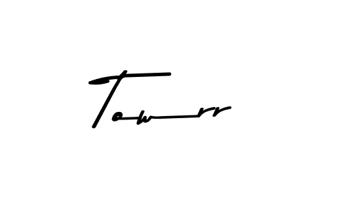 How to make Towrr signature? Asem Kandis PERSONAL USE is a professional autograph style. Create handwritten signature for Towrr name. Towrr signature style 9 images and pictures png