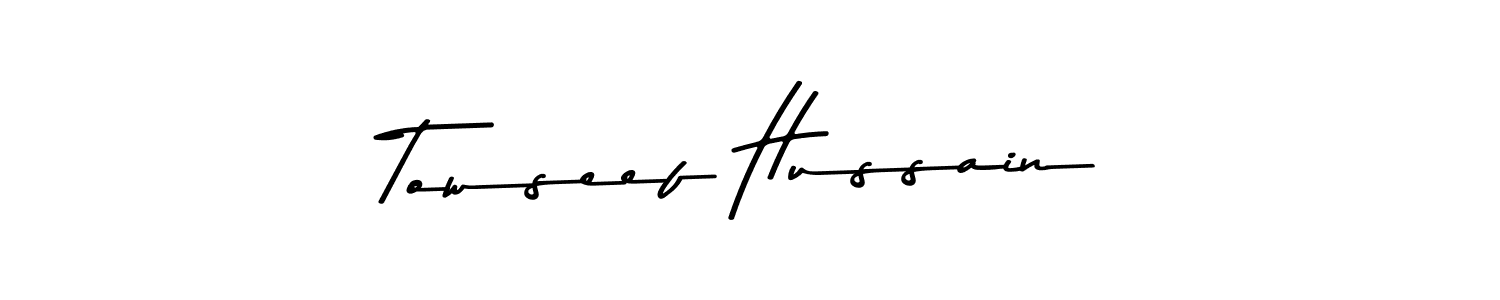 Here are the top 10 professional signature styles for the name Towseef Hussain. These are the best autograph styles you can use for your name. Towseef Hussain signature style 9 images and pictures png