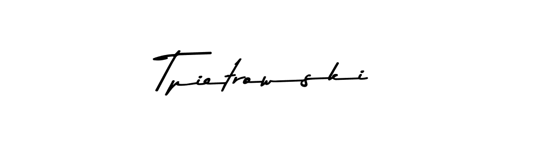 The best way (Asem Kandis PERSONAL USE) to make a short signature is to pick only two or three words in your name. The name Tpietrowski include a total of six letters. For converting this name. Tpietrowski signature style 9 images and pictures png