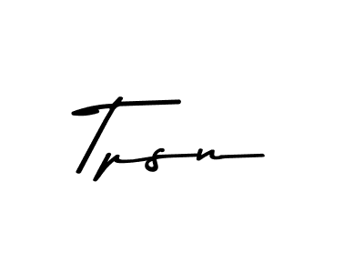 How to make Tpsn name signature. Use Asem Kandis PERSONAL USE style for creating short signs online. This is the latest handwritten sign. Tpsn signature style 9 images and pictures png