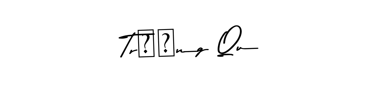 Use a signature maker to create a handwritten signature online. With this signature software, you can design (Asem Kandis PERSONAL USE) your own signature for name Trương Quý. Trương Quý signature style 9 images and pictures png