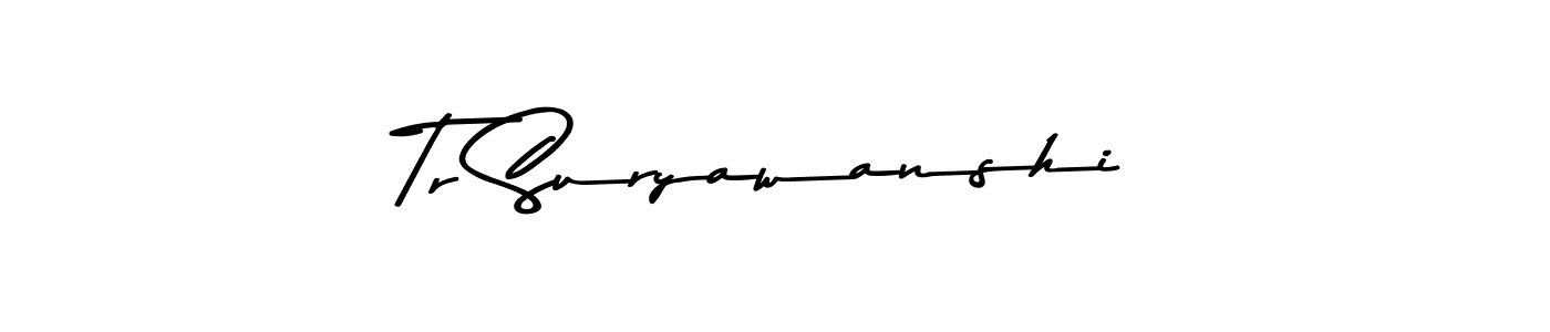 Use a signature maker to create a handwritten signature online. With this signature software, you can design (Asem Kandis PERSONAL USE) your own signature for name Tr Suryawanshi. Tr Suryawanshi signature style 9 images and pictures png