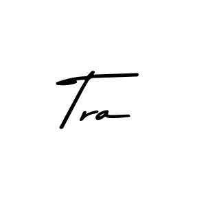 How to make Tra signature? Asem Kandis PERSONAL USE is a professional autograph style. Create handwritten signature for Tra name. Tra signature style 9 images and pictures png