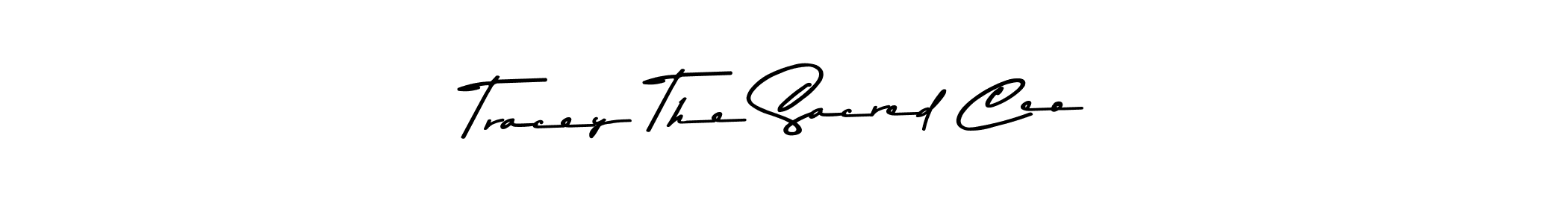 Similarly Asem Kandis PERSONAL USE is the best handwritten signature design. Signature creator online .You can use it as an online autograph creator for name Tracey The Sacred Ceo. Tracey The Sacred Ceo signature style 9 images and pictures png