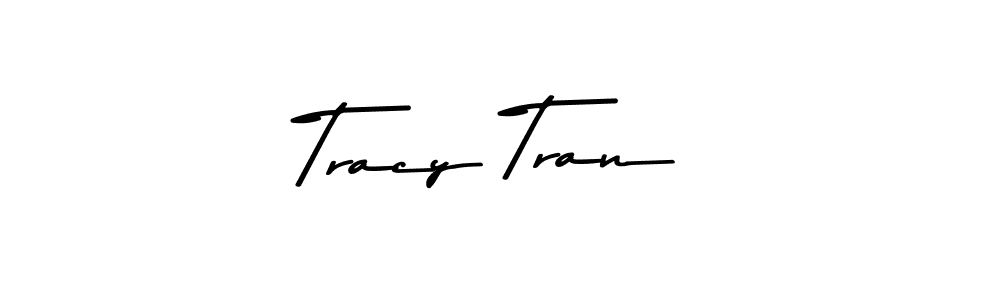 Tracy Tran stylish signature style. Best Handwritten Sign (Asem Kandis PERSONAL USE) for my name. Handwritten Signature Collection Ideas for my name Tracy Tran. Tracy Tran signature style 9 images and pictures png