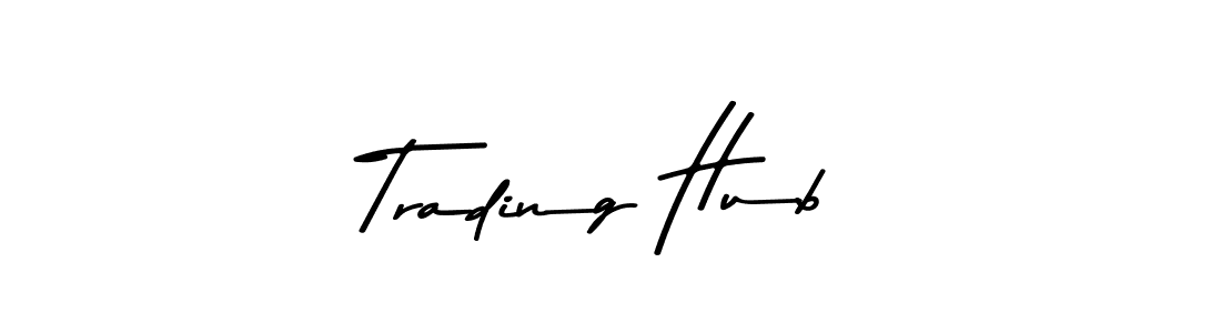 This is the best signature style for the Trading Hub name. Also you like these signature font (Asem Kandis PERSONAL USE). Mix name signature. Trading Hub signature style 9 images and pictures png