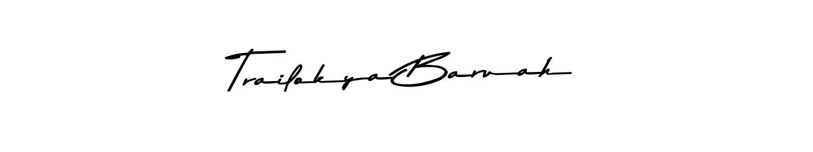 How to make Trailokya Baruah signature? Asem Kandis PERSONAL USE is a professional autograph style. Create handwritten signature for Trailokya Baruah name. Trailokya Baruah signature style 9 images and pictures png