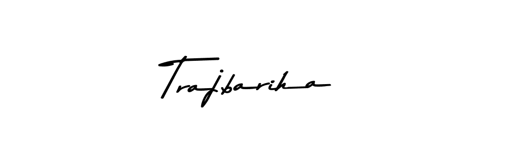 How to Draw Trajbariha signature style? Asem Kandis PERSONAL USE is a latest design signature styles for name Trajbariha. Trajbariha signature style 9 images and pictures png