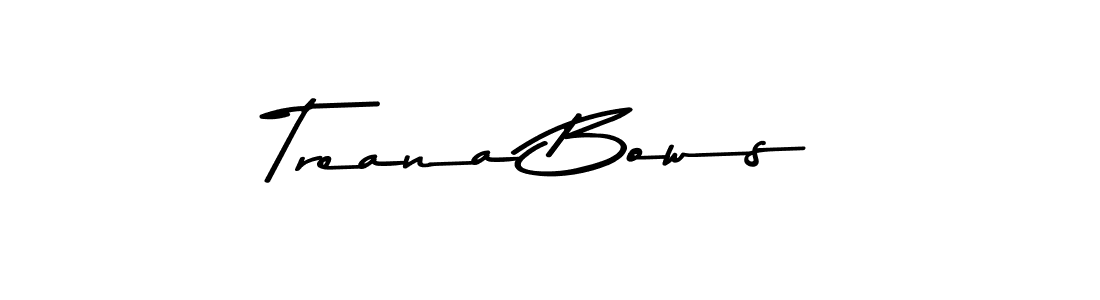 Also You can easily find your signature by using the search form. We will create Treana Bows name handwritten signature images for you free of cost using Asem Kandis PERSONAL USE sign style. Treana Bows signature style 9 images and pictures png
