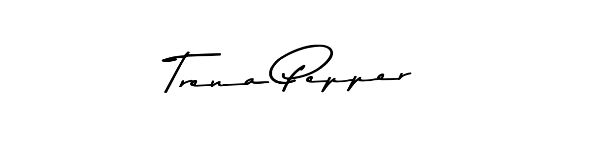 How to make Trena Pepper signature? Asem Kandis PERSONAL USE is a professional autograph style. Create handwritten signature for Trena Pepper name. Trena Pepper signature style 9 images and pictures png