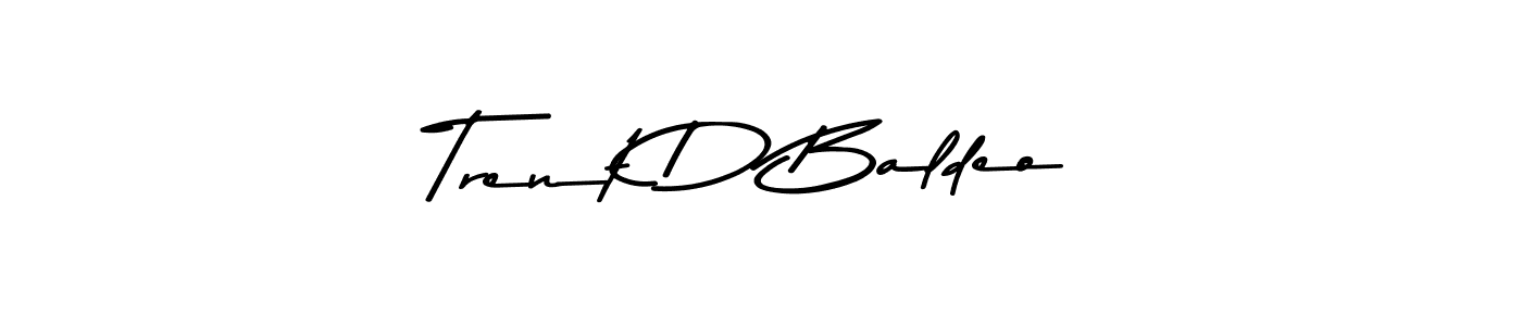 The best way (Asem Kandis PERSONAL USE) to make a short signature is to pick only two or three words in your name. The name Trent D Baldeo include a total of six letters. For converting this name. Trent D Baldeo signature style 9 images and pictures png