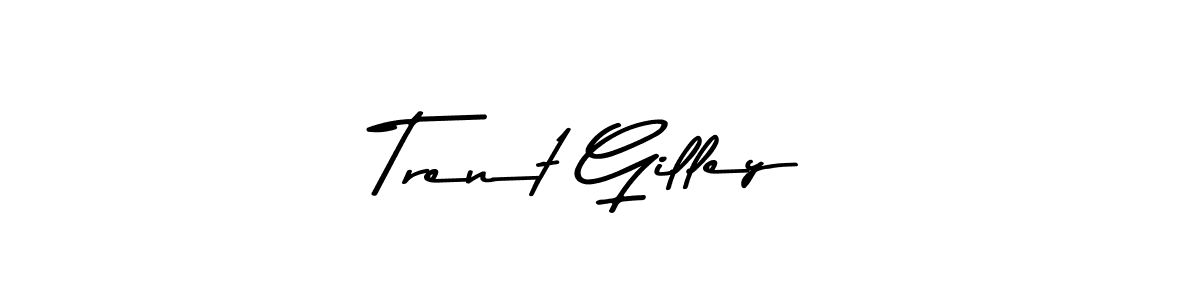 Create a beautiful signature design for name Trent Gilley. With this signature (Asem Kandis PERSONAL USE) fonts, you can make a handwritten signature for free. Trent Gilley signature style 9 images and pictures png