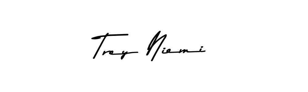 Make a beautiful signature design for name Trey Niemi. With this signature (Asem Kandis PERSONAL USE) style, you can create a handwritten signature for free. Trey Niemi signature style 9 images and pictures png