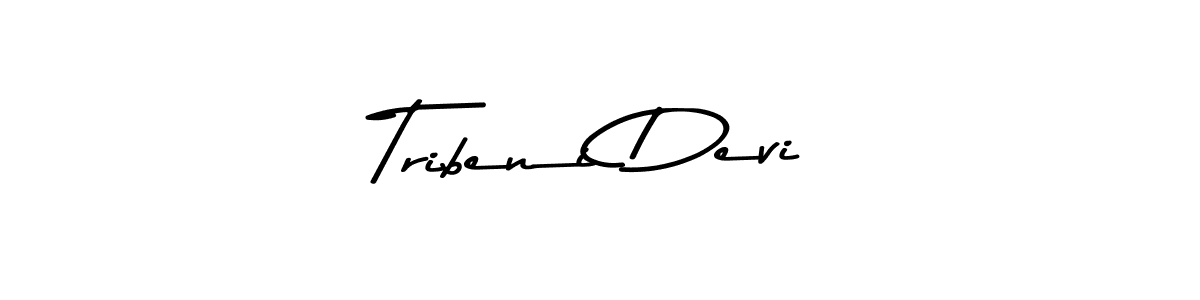 Tribeni Devi stylish signature style. Best Handwritten Sign (Asem Kandis PERSONAL USE) for my name. Handwritten Signature Collection Ideas for my name Tribeni Devi. Tribeni Devi signature style 9 images and pictures png