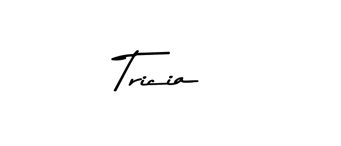 It looks lik you need a new signature style for name Tricia . Design unique handwritten (Asem Kandis PERSONAL USE) signature with our free signature maker in just a few clicks. Tricia  signature style 9 images and pictures png