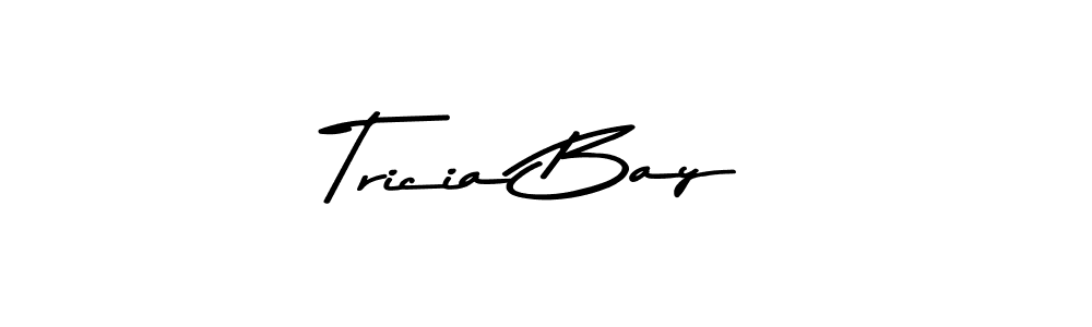 Use a signature maker to create a handwritten signature online. With this signature software, you can design (Asem Kandis PERSONAL USE) your own signature for name Tricia Bay. Tricia Bay signature style 9 images and pictures png
