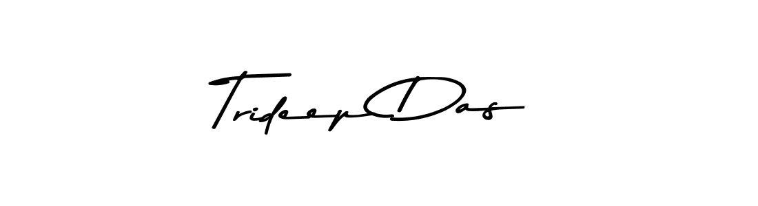 Trideep Das stylish signature style. Best Handwritten Sign (Asem Kandis PERSONAL USE) for my name. Handwritten Signature Collection Ideas for my name Trideep Das. Trideep Das signature style 9 images and pictures png