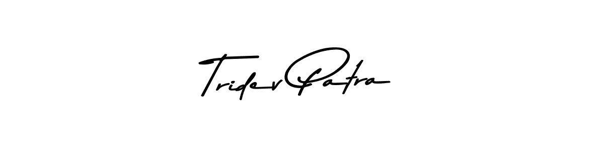 You should practise on your own different ways (Asem Kandis PERSONAL USE) to write your name (Tridev Patra) in signature. don't let someone else do it for you. Tridev Patra signature style 9 images and pictures png