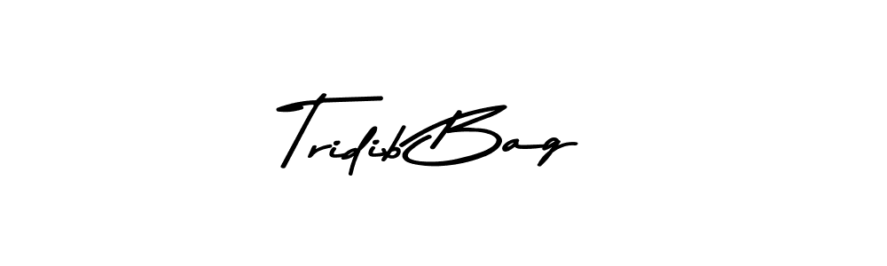 Use a signature maker to create a handwritten signature online. With this signature software, you can design (Asem Kandis PERSONAL USE) your own signature for name Tridib Bag. Tridib Bag signature style 9 images and pictures png