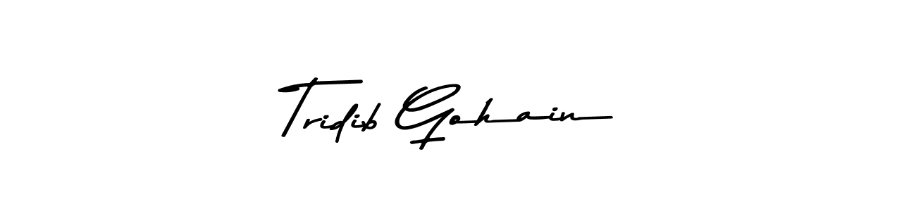 Tridib Gohain stylish signature style. Best Handwritten Sign (Asem Kandis PERSONAL USE) for my name. Handwritten Signature Collection Ideas for my name Tridib Gohain. Tridib Gohain signature style 9 images and pictures png