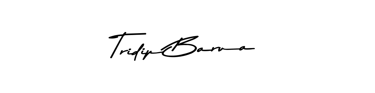 Make a beautiful signature design for name Tridip Barua. With this signature (Asem Kandis PERSONAL USE) style, you can create a handwritten signature for free. Tridip Barua signature style 9 images and pictures png
