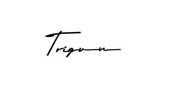 You should practise on your own different ways (Asem Kandis PERSONAL USE) to write your name (Trigun) in signature. don't let someone else do it for you. Trigun signature style 9 images and pictures png