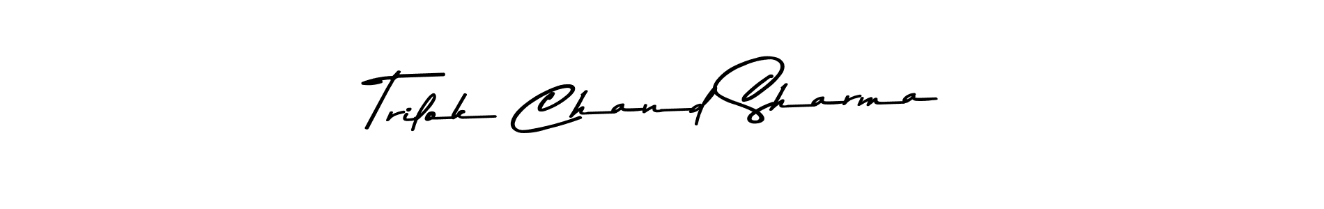 Similarly Asem Kandis PERSONAL USE is the best handwritten signature design. Signature creator online .You can use it as an online autograph creator for name Trilok Chand Sharma. Trilok Chand Sharma signature style 9 images and pictures png