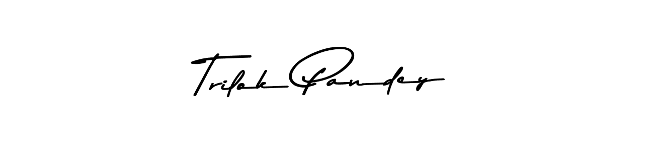 Also You can easily find your signature by using the search form. We will create Trilok Pandey name handwritten signature images for you free of cost using Asem Kandis PERSONAL USE sign style. Trilok Pandey signature style 9 images and pictures png