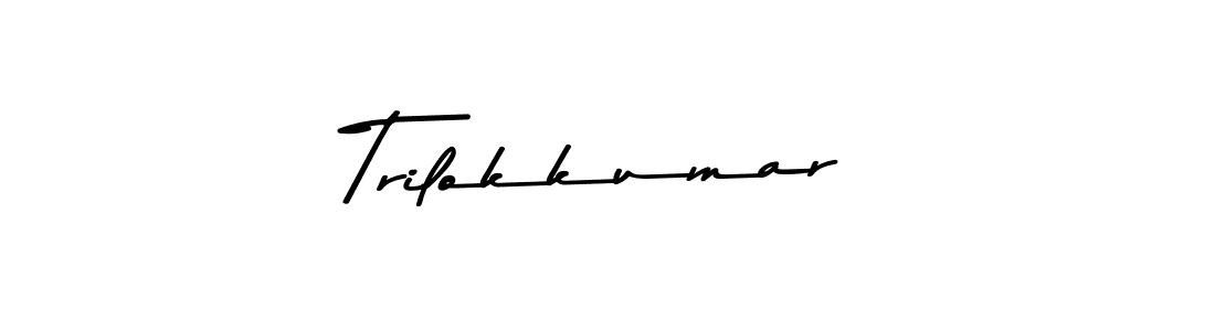 How to Draw Trilokkumar signature style? Asem Kandis PERSONAL USE is a latest design signature styles for name Trilokkumar. Trilokkumar signature style 9 images and pictures png